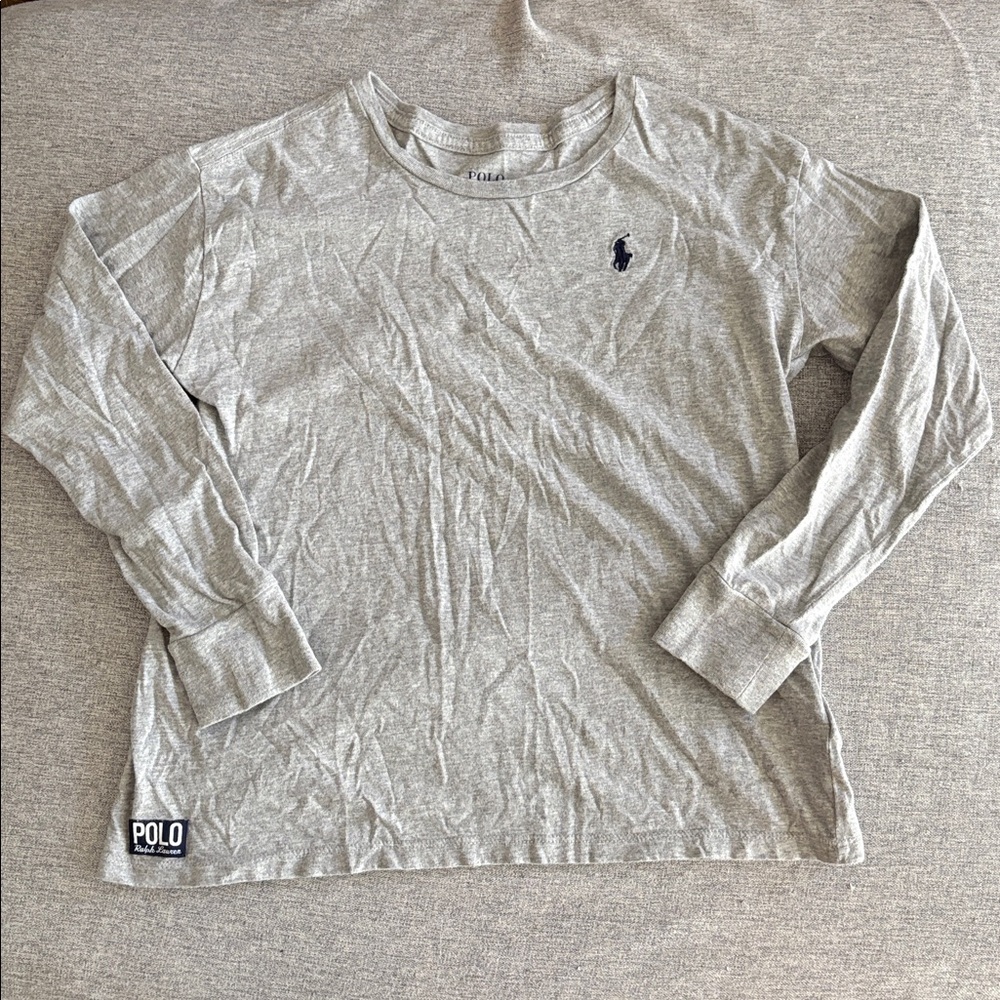 Polo by Ralph Lauren Grey Long Sleeve Shirt - M 8/10